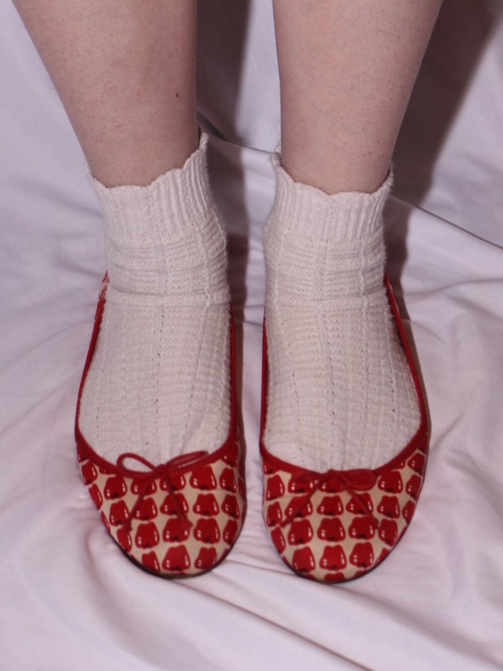 J Crew apple ballet flats